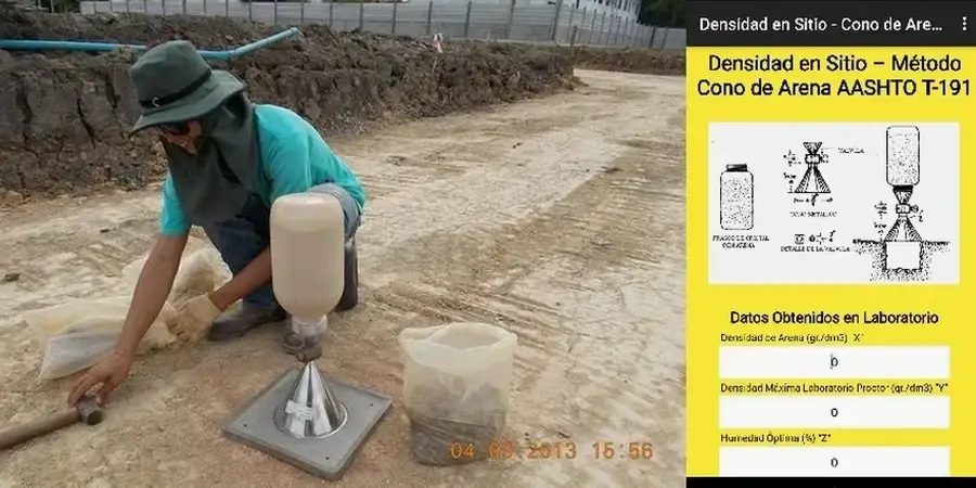 Densidad de Campo con Cono de Arena en La Serena: Control Real para Suelos Costeros
